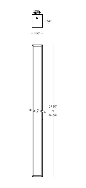 Nora NTE-LIN LED 4' Tunable T-Line Linear Track