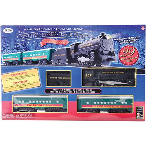 North Pole Express Train Set 29pc