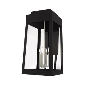 Oslo 4 Light Wall Lantern in Black