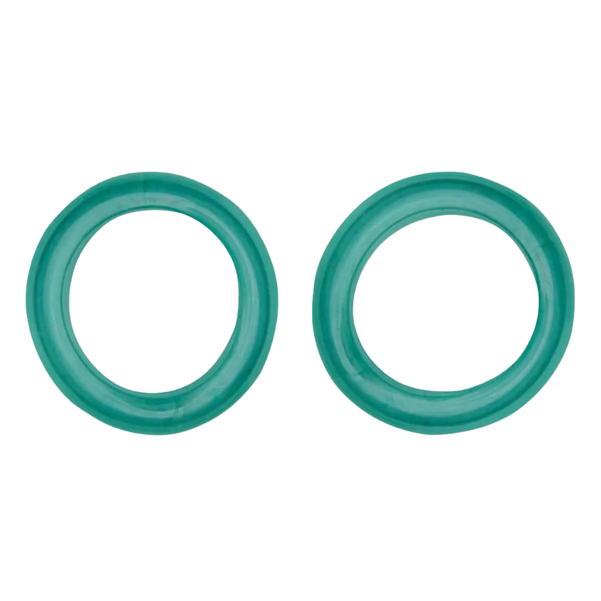 Pack of 2 Premium Scissor Finger Ring Inserts in Green by PetStore.Direct