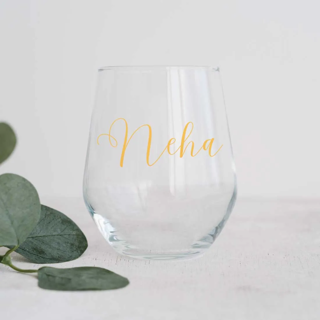 Personalised Glasses for Mocktails Unique Drinking Glasses - Name