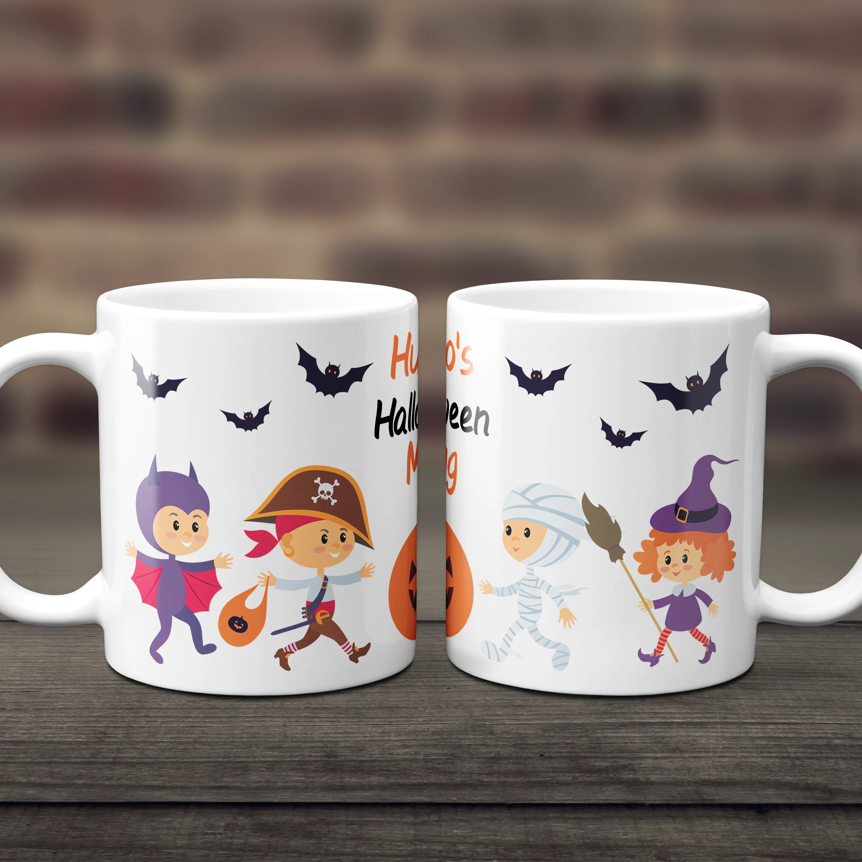 Personalised Halloween Kids Unbreakable Mug