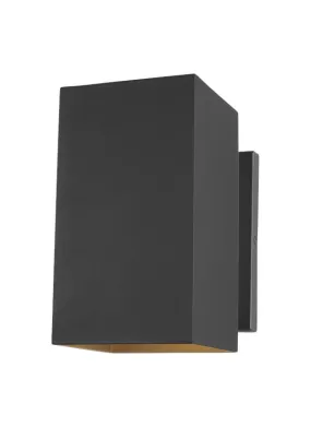 Pohl Collection - Medium One Light Outdoor Wall Lantern | Finish: Black - 8731701-12