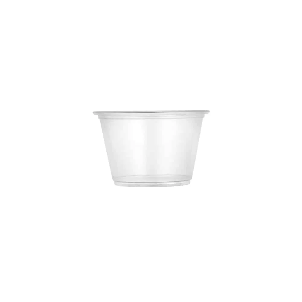 Premium Plastic Portion Cup w/Lid