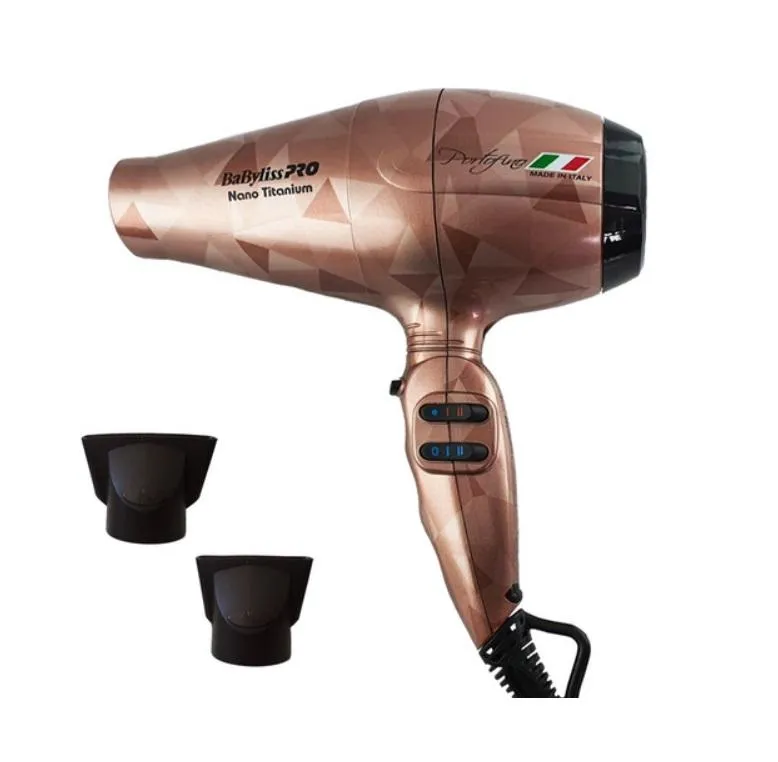 Pro Hair Dryer Portofino 6600 Vetro Rose Gold 220V 2000W - Babyliss