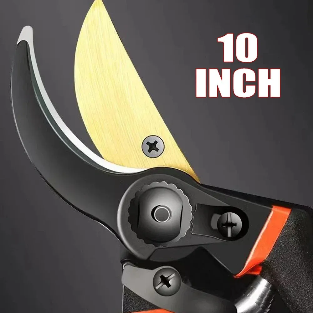 Professional 10-Inch Garden Pruning Shears