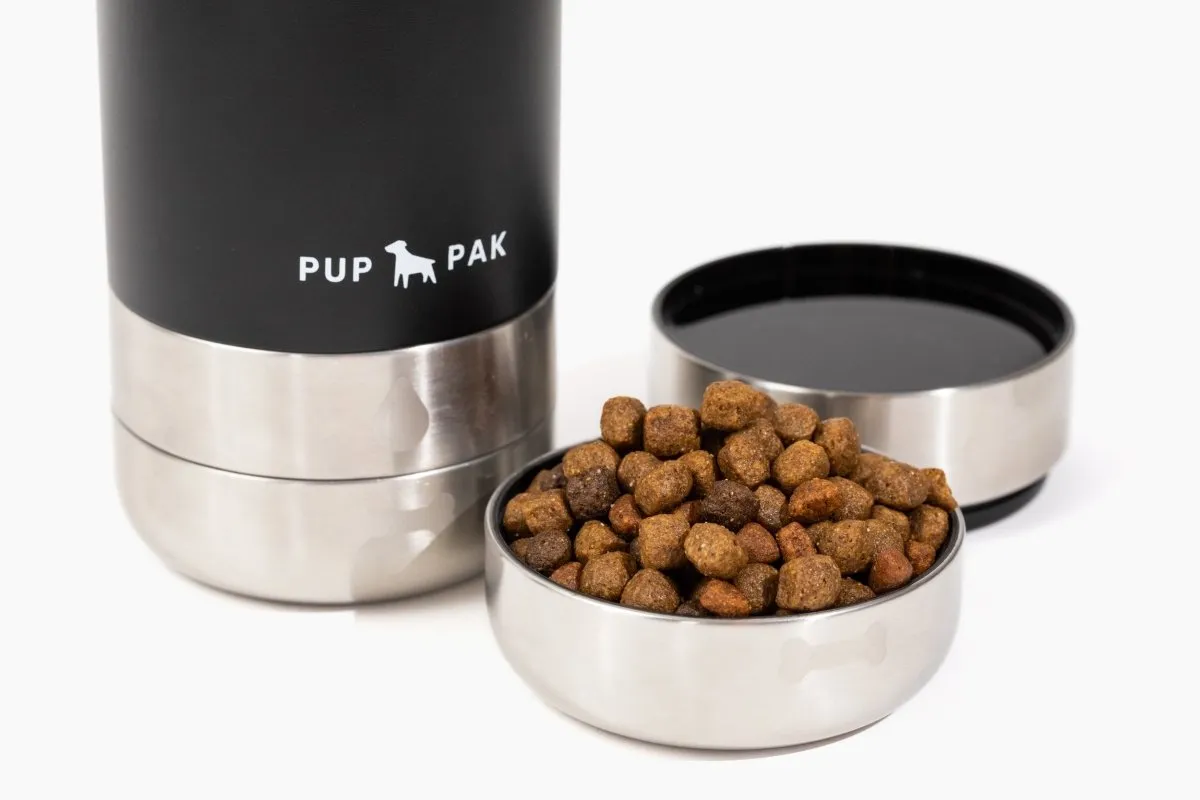 Pup Pak Dog Water Bottle with Detachable Bowls