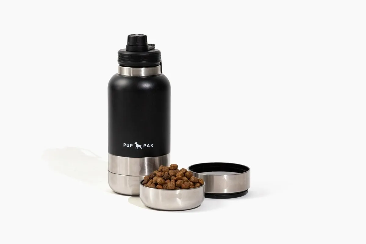 Pup Pak Dog Water Bottle with Detachable Bowls