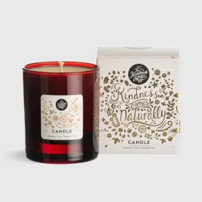 "Kindness Comes Naturally" Holiday Candle