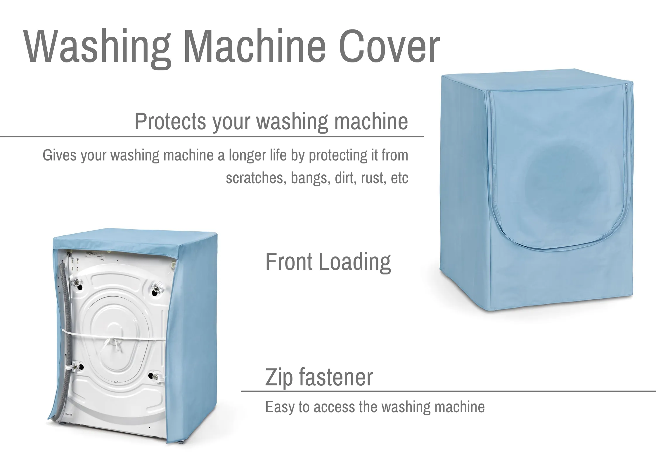 R2368.11 Rayen Washing Machine Cover Front Loading