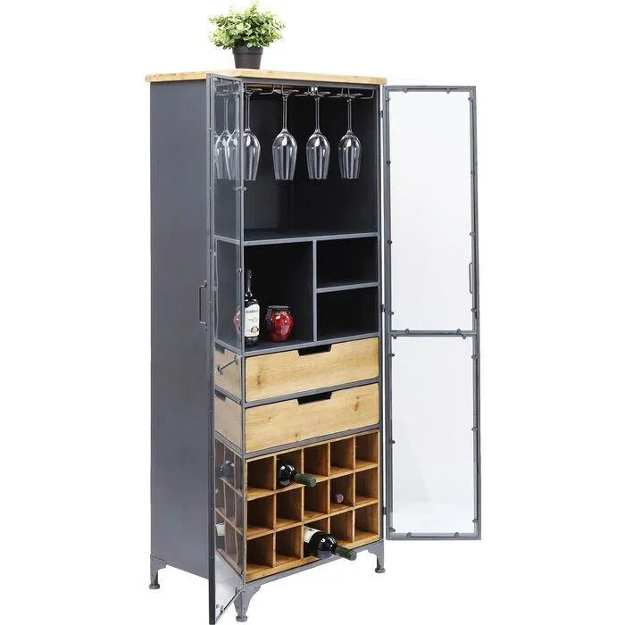 Refugio Metal Display Cabinet