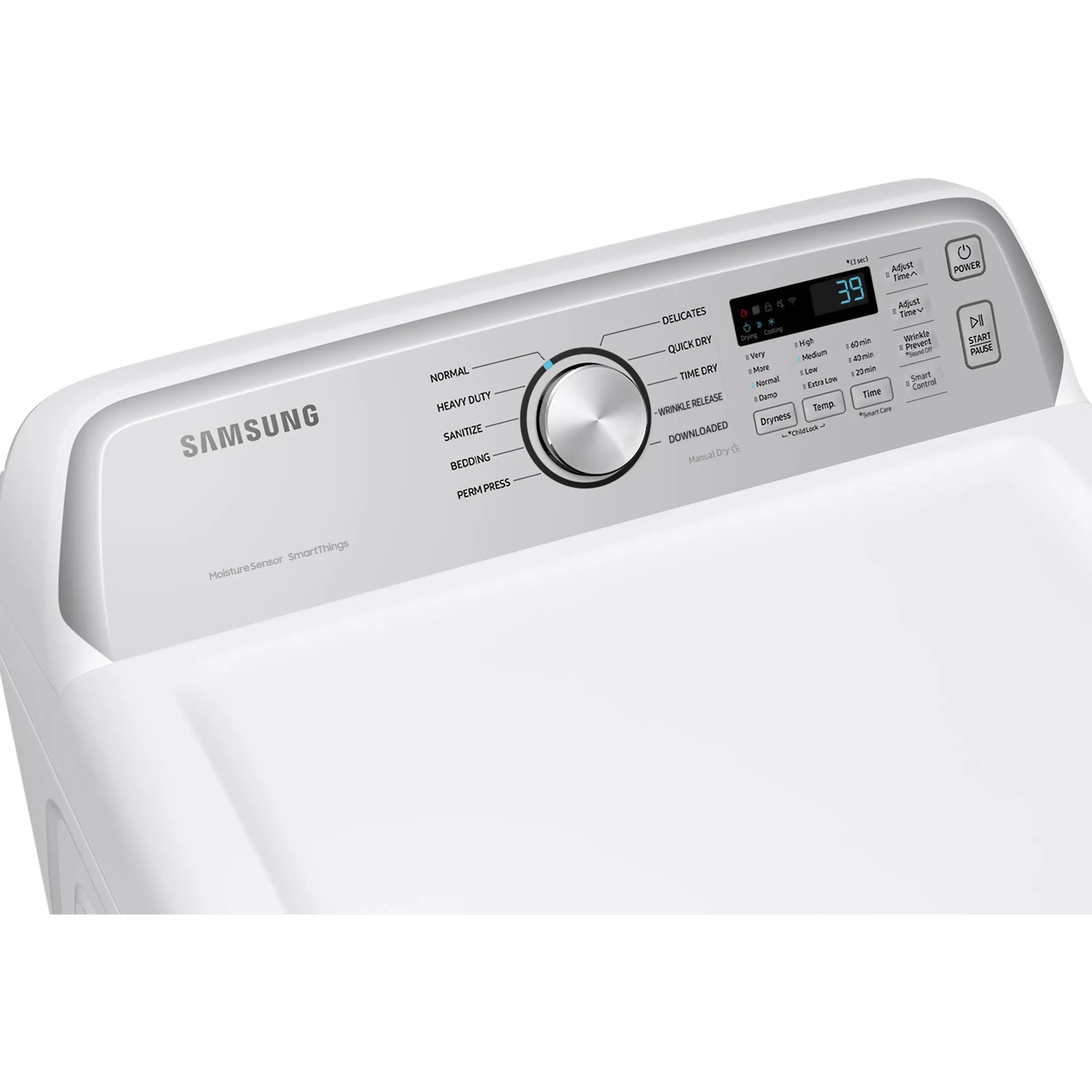 Samsung Dryer (DVE47CG3500WAC) - White