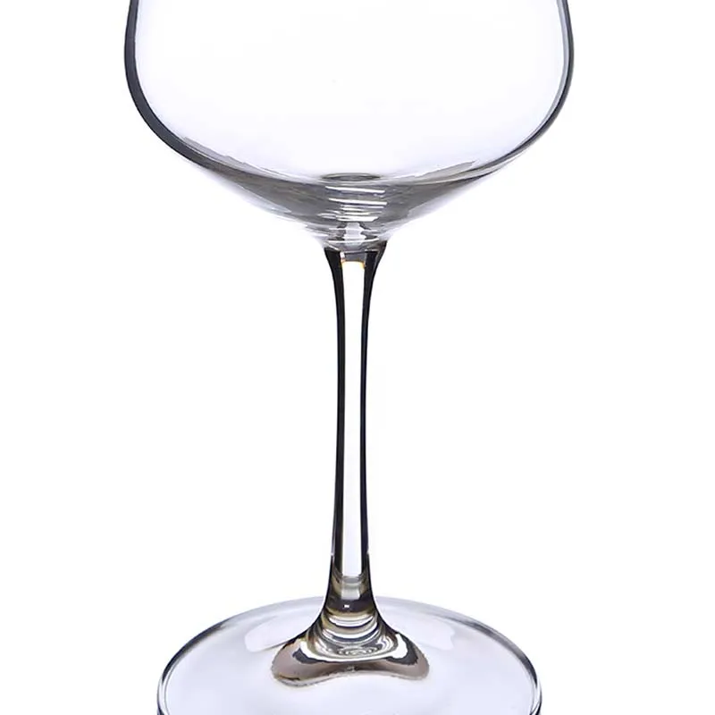 Sandra Wine Glass Clear Bohemia Crystal Glassware | Set of 6 | 4 x 9 inches | 450ml