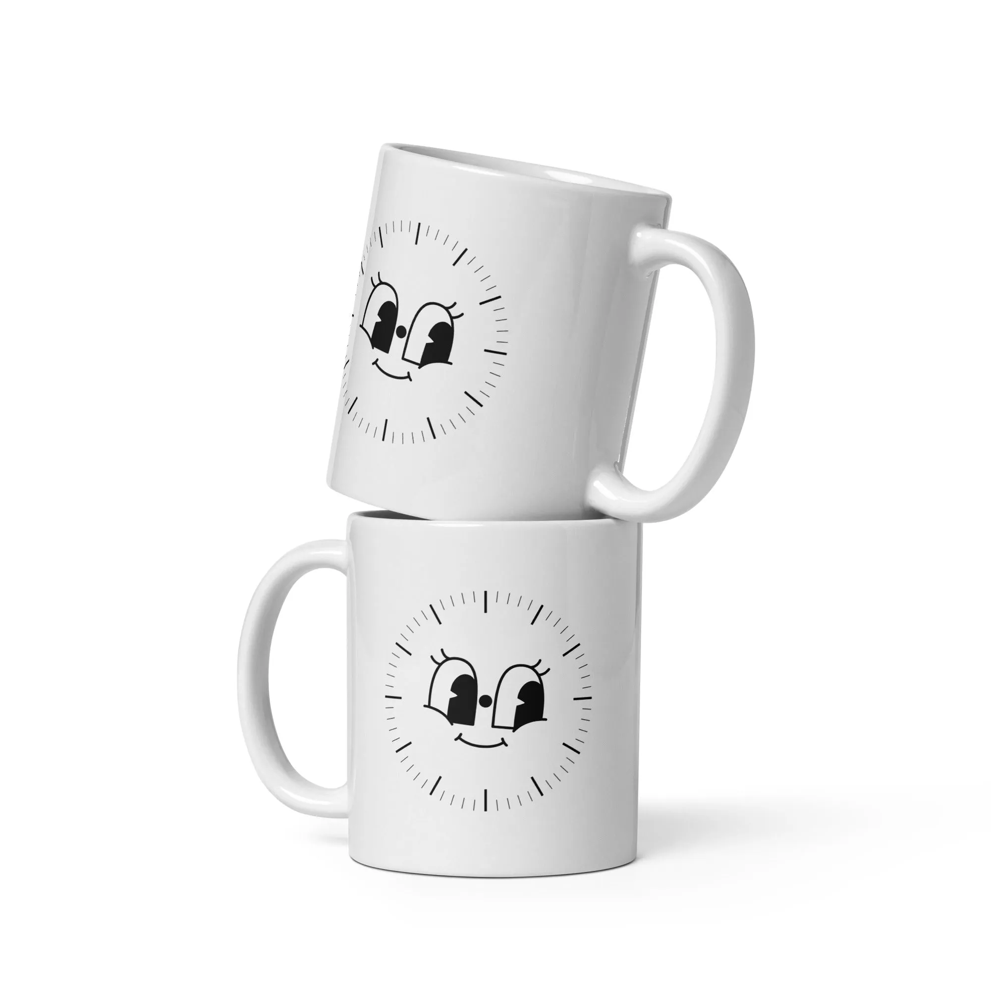 Sassy Minutes White glossy mug