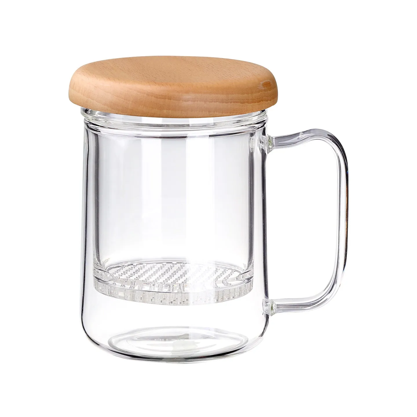 Shimmer Glass Infuser Mug (450ml)