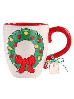 Simply Southern Ceramic Mug - Wreath