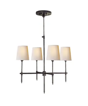 Small Bryant Chandelier, Bronze