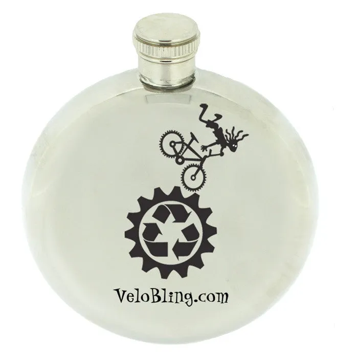 Stainless Steel Gear Flask - Wholesale