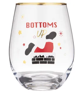 Stemless Wine Glass - Bottoms Up