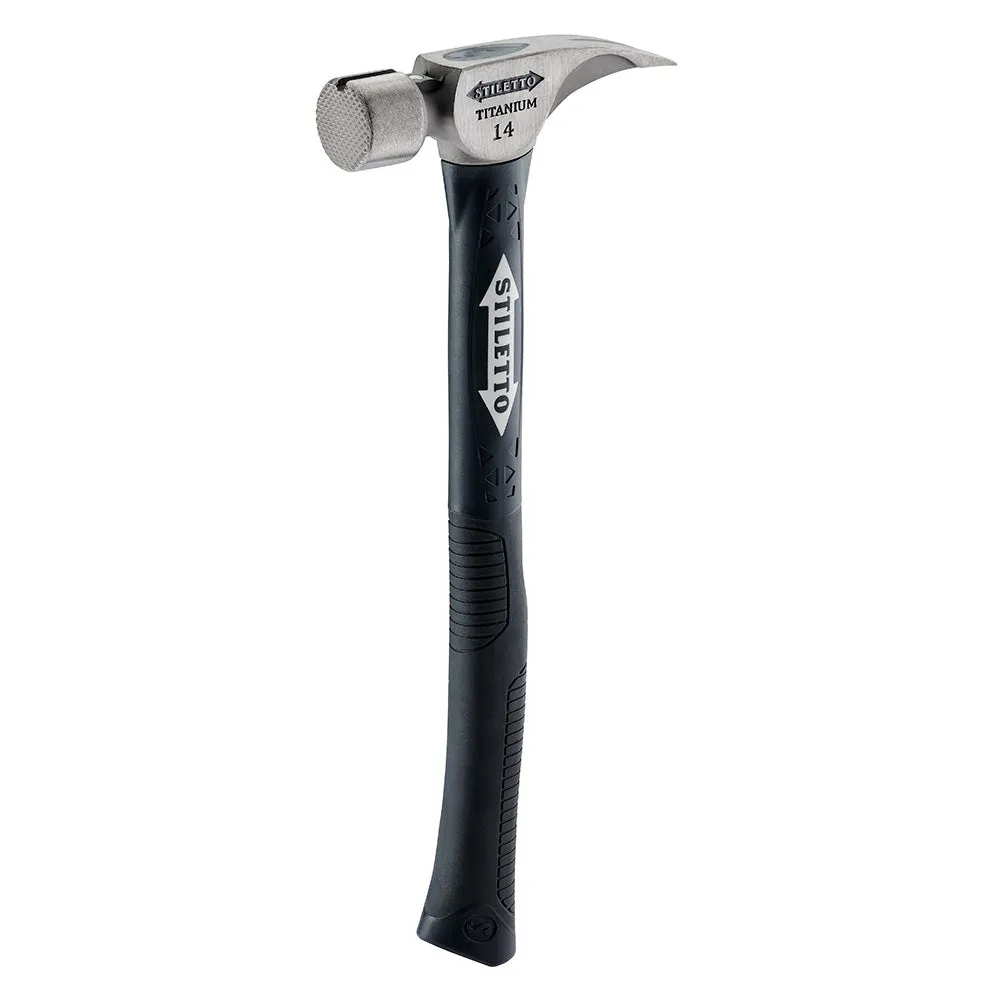 STILETTO TI14MC-F 14oz Milled/Curve Titanium Fiberglass Hammer