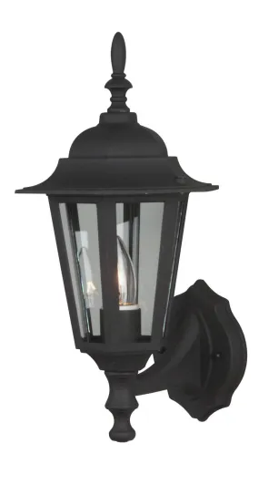 Straight Glass 1-Light Wall Lantern