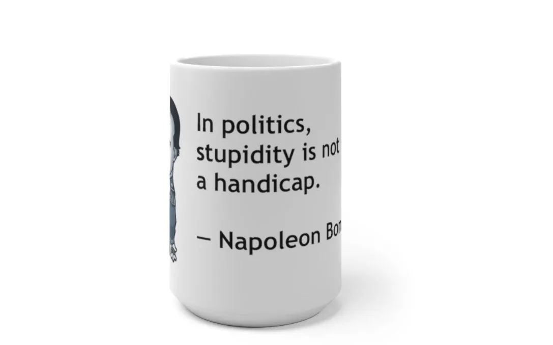 Stupidity is not a handicap, Funny Jokes,Sarcastic Quotes Mug/Printed Normal/Magic Mug/Color Changing Ceramic Mug,Microwave safe, Cool Gift