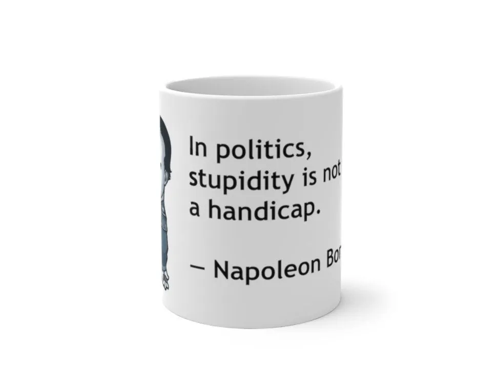 Stupidity is not a handicap, Funny Jokes,Sarcastic Quotes Mug/Printed Normal/Magic Mug/Color Changing Ceramic Mug,Microwave safe, Cool Gift