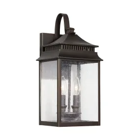 Sutter Creek 2-Light Outdoor Wall Lantern in Oiled Bronze