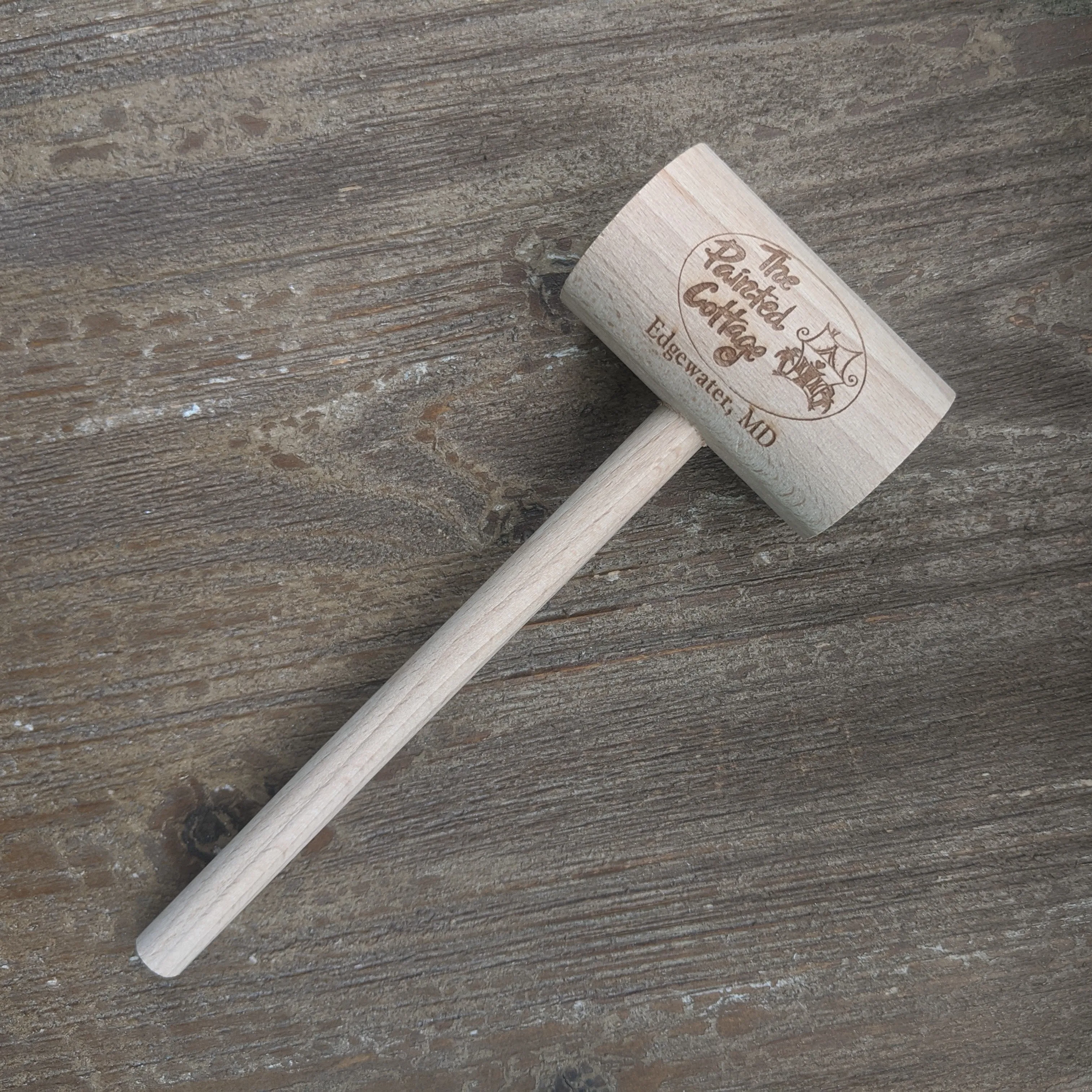 The Painted Cottage Wooden Crab Hammer