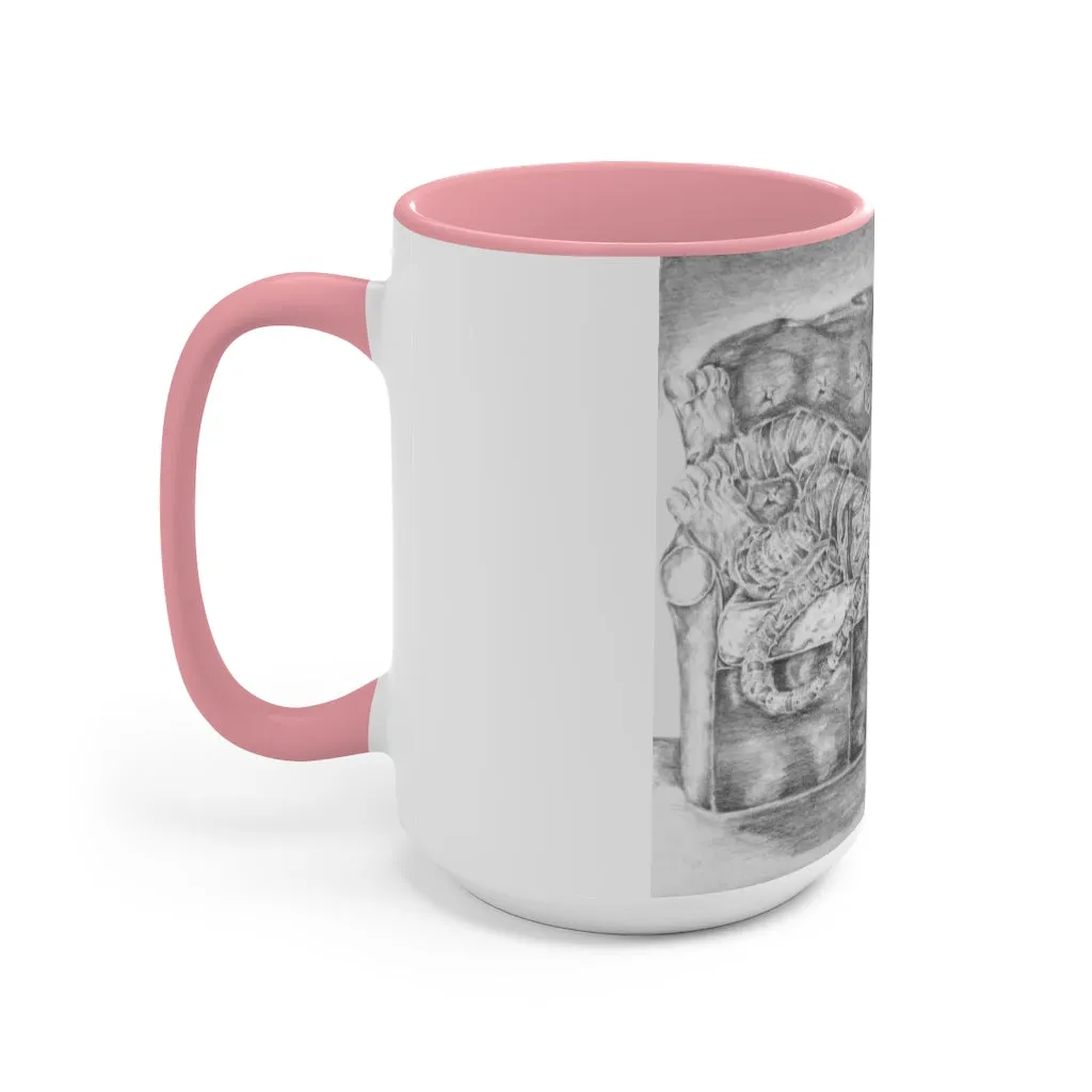 Tiger on a Couch Accent Mug