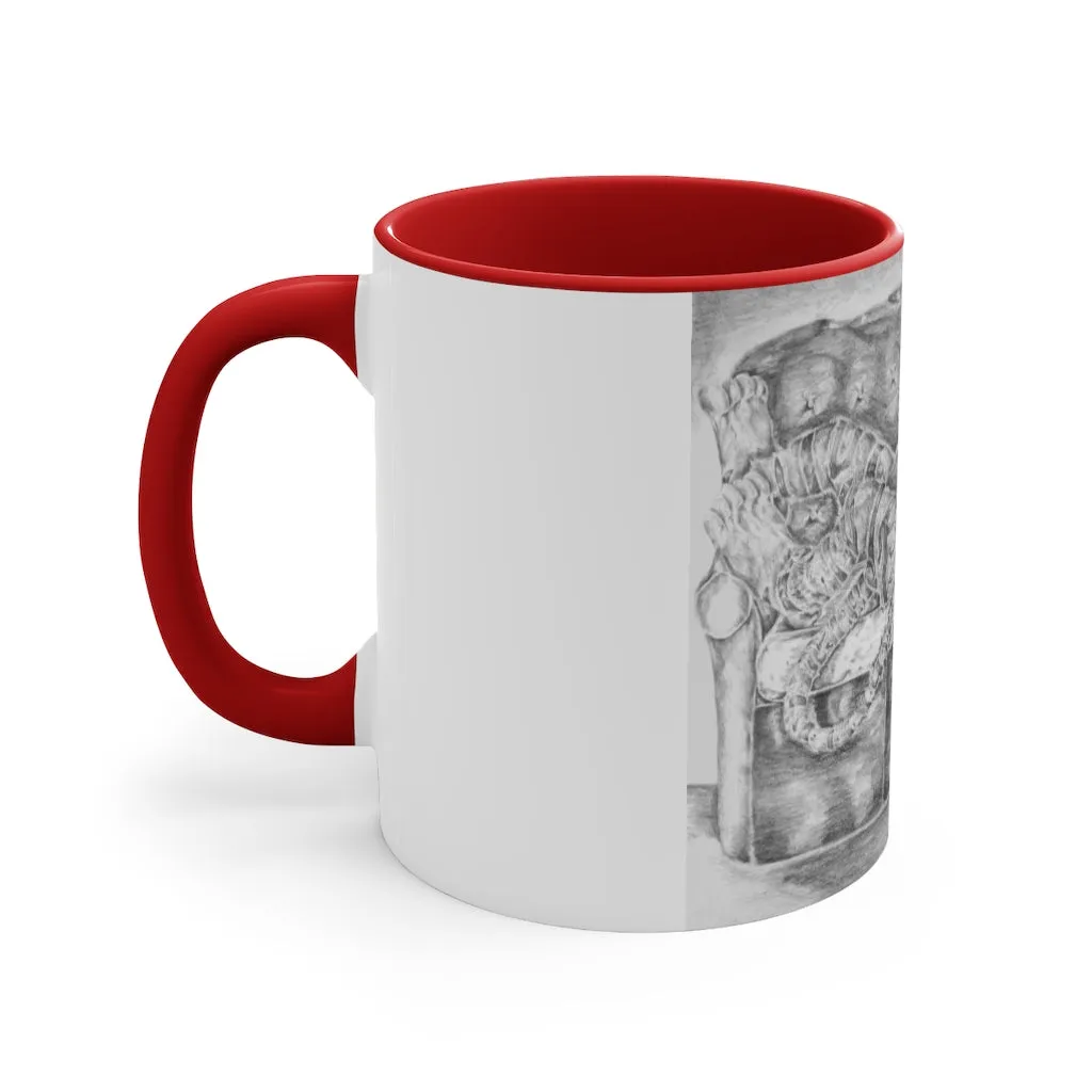 Tiger on a Couch Accent Mug