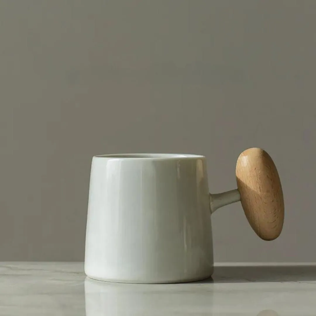 Tilley   Me | Ceramic Mug with Wood Handle