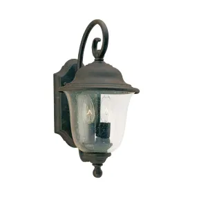 Trafalgar 15 In. 2 Lights LED Outdoor Wall Light Bronze Finish