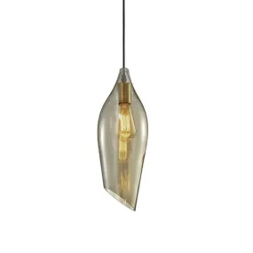 Tucana Pendant with Cognac Colour Glass