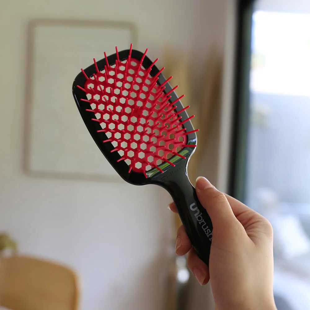 UNbrush Detangling Hair Brush - Canyon Red