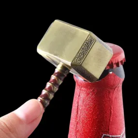 Viking Thor's Hammer Bottle Opener Keychain