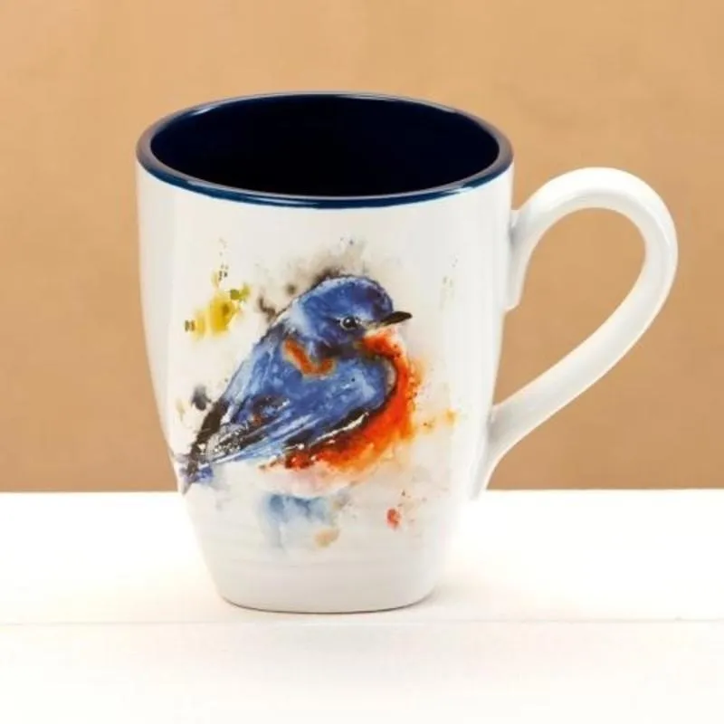 Watercolor Bird Mugs by Artist Dean Crouser -High Quality, Beautiful! *