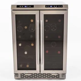 WCV38DZ Avanti 38 Bottle Dual-Zone Wine Cooler - Black / 38 Bottles