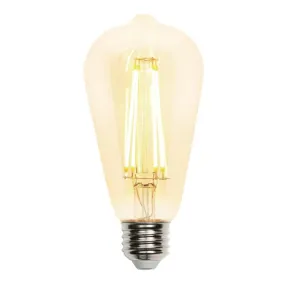 Westinghouse 0513300 5 Watt LED ST20 Decorative Dimmable - 2000 Kelvin - Warm White - 400 Lumens - E26-Medium Base - 120 Volt - Card