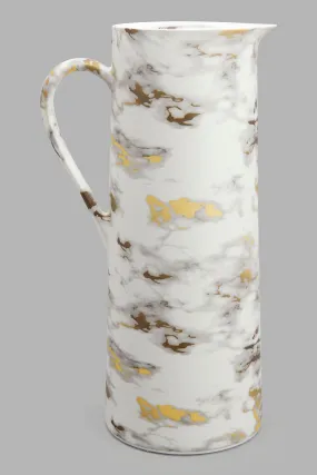 White Marble Vacuum Flask