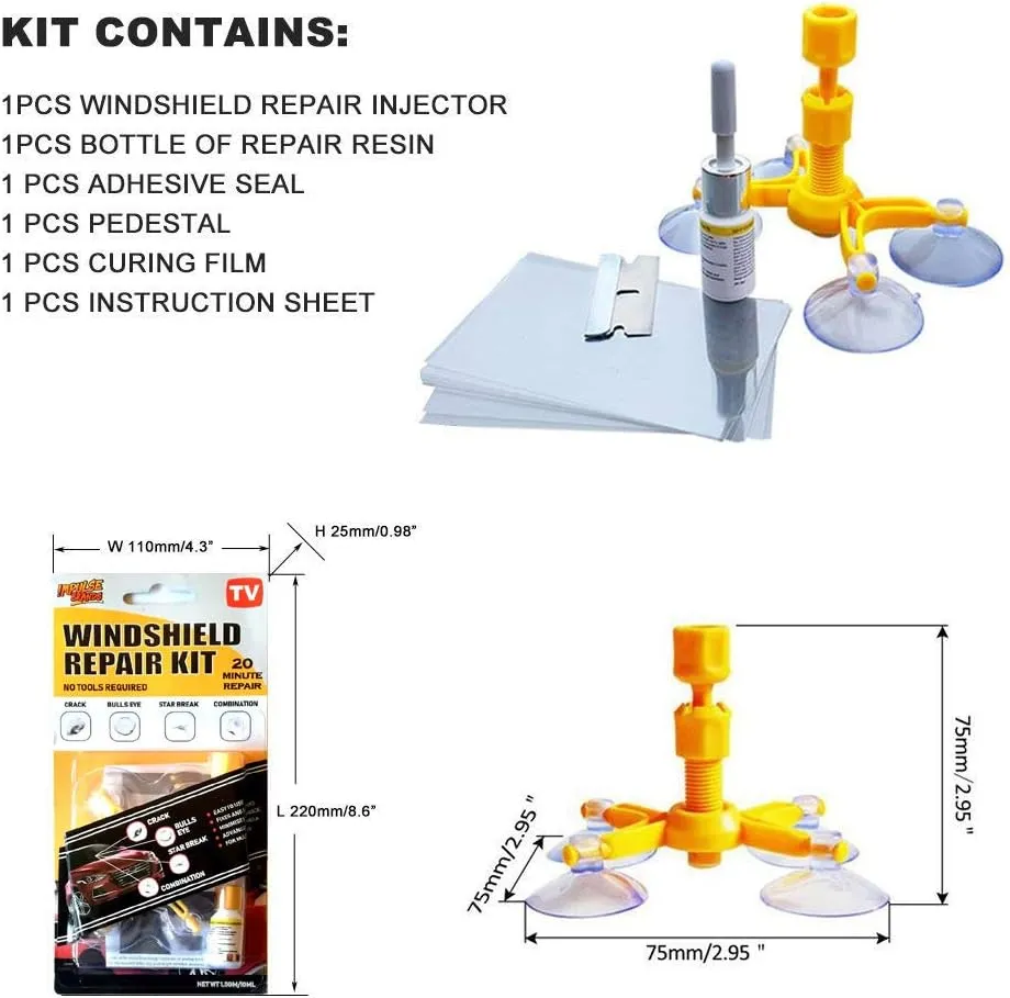 Windshield Repair Kit - 20 Minute Repair