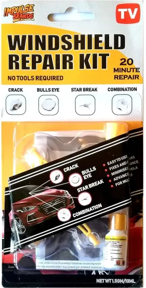 Windshield Repair Kit - 20 Minute Repair