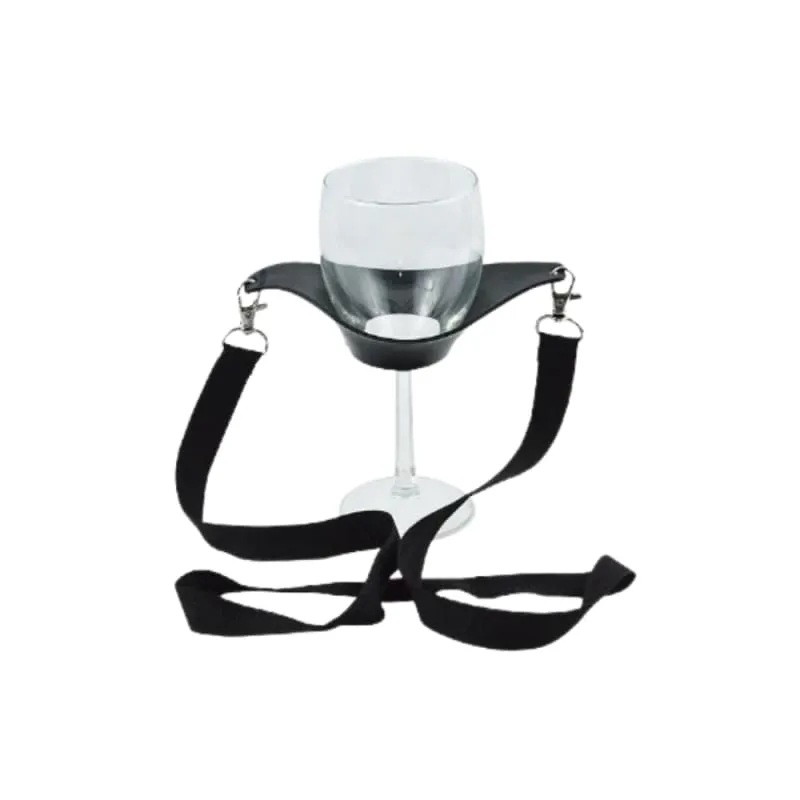 Xtreme Xccessories Party Time Hands-Free Wine Glass Holder - Convenient, Portable, and Stylish | Perfect Gift for Parties and Social Gatherings