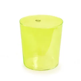 Yellow Glass Cup Krosno (A D)